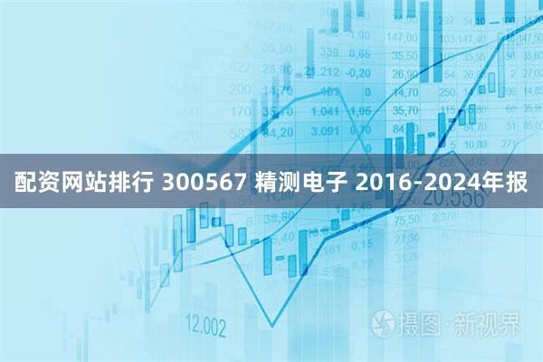 配资网站排行 300567 精测电子 2016-2024年报